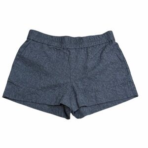 J. Crew Women's Floral Jacquard Boardwalk Shorts | Gray | Size 2